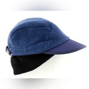 Patagonia Blue and Black Fleece Hat